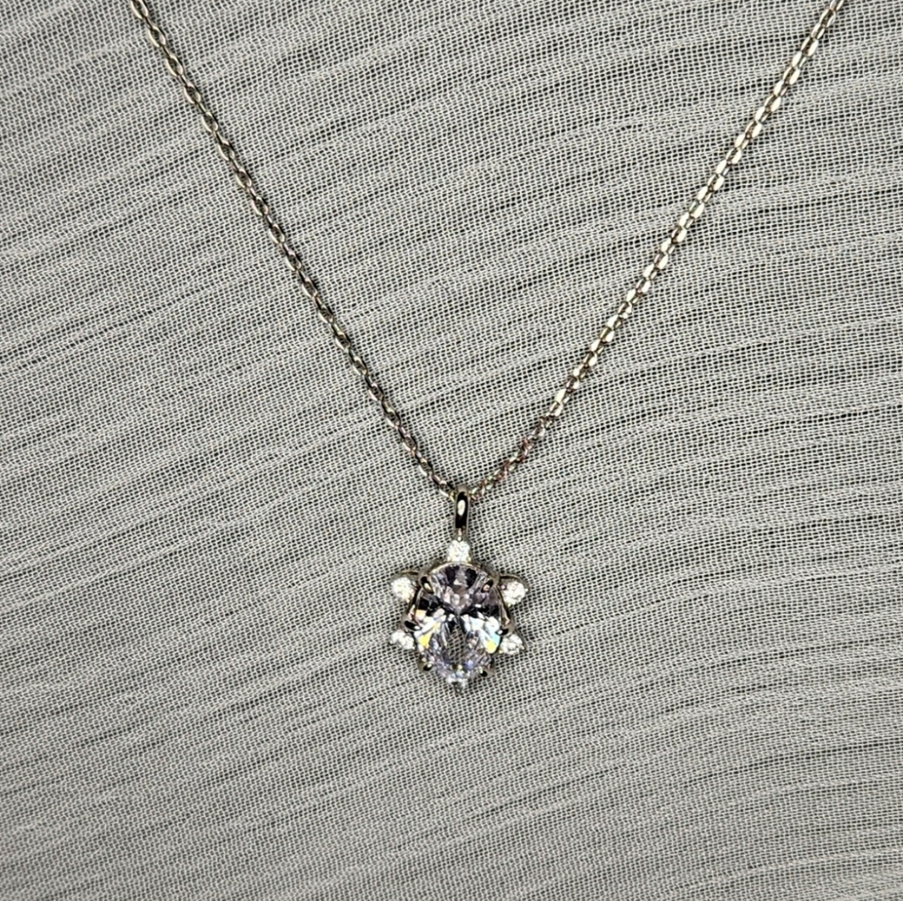 Clear Stone Necklace